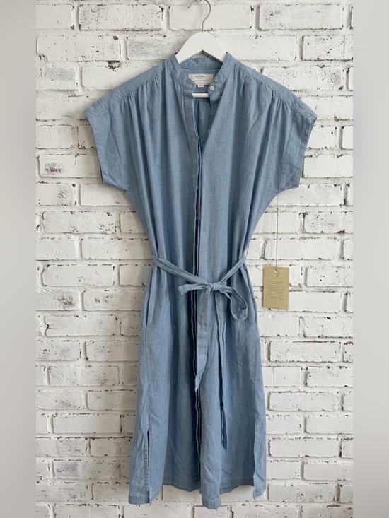 Trovata Dresses & Skirts - BNWT TROVATA Chambray Astrid Easy Blue Button-Front Shirt dress size XS.S $258